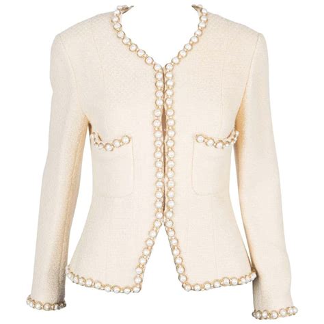 chanel style jackets for sale|chanel tweed jacket outlet.